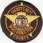 old vintage WASHINGTON COUNTY GEORGIA SHERIFF POLICE PATCH