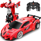 Remote Control Car, Toy for 3-8 Year Old Boys, 360° Rotating RC Deformation Robo