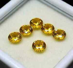 20.10 Ct Round Cut Natural Yellow Sapphire Lot Gemstone Ggl Certify