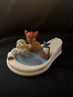2012 Fisher Price Little People Disney BAMBI & THUMPER Ice Pond Playset Complete