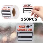 Oil Change Service Reminder Stickers Window Lite Stock 150 Labels Roll