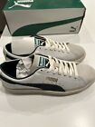 10M Puma Mens Basket VTG 374922-10 White Leather Lace Up Casual Sneaker