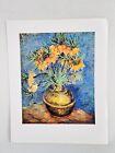Imperial Fritillaries By Vincent Van Gogh Wall Art Print Framed Print 12 X9 Fg7