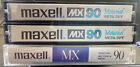 3 used Maxell MX 90 Audio Cassette Tapes  Type IV metal as blank