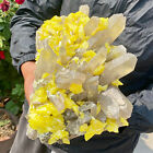 New Listing20.5LB  Rare yellow sulfur crystal quartz crystal mineral specimen