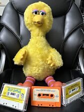 1990 Big Bird Story Magic Sesame Street Cassette Player Tyco Tested See Descript