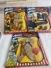 THREE MEGO ACTION JACKSON OUTFITS NEW IN PACKAGES FROM 1971 !!