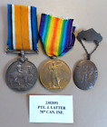 WW1 Canadian Medal Pair BWM & VICTORY & WELCOME HOME MEDAL 78th CEF Overseas