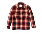 Filson Mackinaw Wool Jac Shirt | Large | Red Black Ombre Plaid | MiUSA | NWT