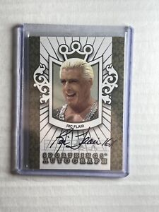 RIC FLAIR GOLD  AUTO AUTOGRAPH # /10 from  2013 ITG Sportkings Series F Card SSP