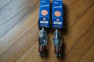 Vintage NOS Matched Pair of GE type 89Y tubes, Same factory date codes