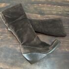 Aerosoles Zipper Knee High Wedge Boots for Women 6.5- NEW w/out Bag or Box