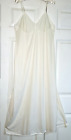 Vtg Vanity Fair 38 Long Slip All Nylon Silky Smooth Nightgown Negligee Gown XL