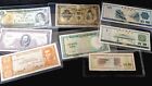 Lot Of (8) World Bank Notes / Foreign Paper Currency; 1930, 1960's - 1970's