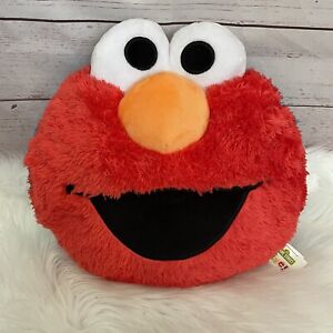 Sesame Street Live Plush Pillow Elmo Cookie Monster Double Sided Toy