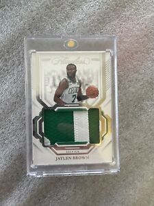New Listing2022-23 Panini Flawless Jaylen Brown Patch /20