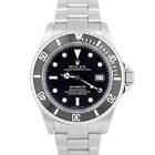 RSC Rolex Sea-Dweller 16600 40mm Stainless Steel Black Automatic Watch Dive BOX