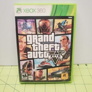 Grand Theft Auto V GTA Five 5 (Microsoft Xbox 360, 2013) Complete CIB With Map