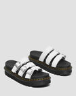 NEW Dr. Martens Blaire Slide Women's Size 9 White Black Platform Sandals