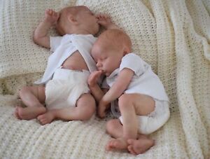 iCradle Reborn Baby Dolls Silicone Full Body 18 Inch Twins Newborn Baby Girls...