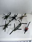 Maisto Military Die Cast Helicopter Lot Of 6 Chinook Apache Blackhawk