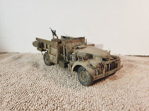 BUILT 1/35 WW2 BRITISH CHEVROLET RECON AND SERVICE TRUCK USED PRO BUILT