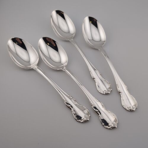 Towle French Provincial Sterling Silver Oval Soup Spoons - 6 5/8
