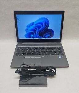 HP ZBook 15 G5 Laptop Core i7-8850H 2.60 GHz 32GB RAM 512GB SSD Quadro P1000