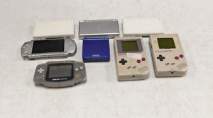 Lot of 8 Various Hand-Held Consoles(For Parts/Repair)