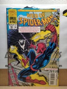 Web of Spider-Man (1985 series) Annual #10 in VF + condition. Marvel comics [p/