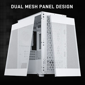 Darkrock MH200 Micro ATX Gaming Computer Case Dual Mesh Panel Mid-Tower PC Case