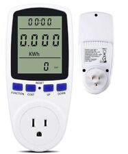 Medidor de Consumo Eléctrico Watts Monitor de Energía Vatios Amperios Voltios