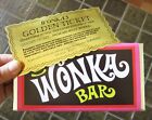 Wonka Bar Replica Prop from Charlie and the Chocolate Factory Golden Ticket