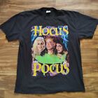 Disney Hocus Pocus Modern Bootleg Rap Tee Halloween T-Shirt XL Allamericanvtg