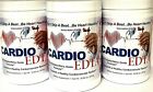 3 Bottles of CARDIO EDTA, New Mixed Berry L-Arginine 5000mg L-Citrulline 100 NE