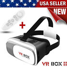Virtual Reality VR Headset 3D Glasses With Remote for iPhone Android IOS Samsung