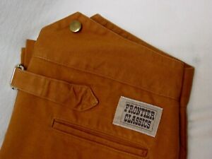 Trousers Frontier Classics RUST TAN Color Cotton V notch back sizes 32 to 54