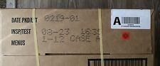 US Gl Military MRE Case Menu A New Red Dot Indicator Shows Box Is Fresh