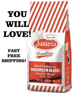 Fabulous Brooklyn Blend  Medium Roast Ground Coffee  💗 Junior's Delicious!!