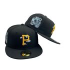 New Era Pittsburgh Pirates Comic Cloud MLB hat 59Fifty Fitted cap Size 7 1/4