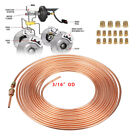 1PC Copper Plated Brake Line Tubing Kit 3/16