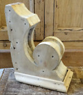 ANTIQUE VTG ARCHITECTURAL SALVAGE RAW PINE WOOD FRENCH FARMHOUSE COTTAGE CORBEL