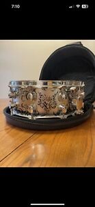 Mapex 14”x5.5” Stainless Steel Tribal Etched Snare Drum