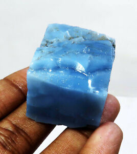 Natural 158.60 Ct Australian Blue Opal Rough Specimen AAA Quality Loose Gemstone