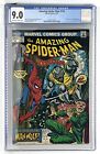AMAZING SPIDER-MAN #124 CGC 9.0 OW/WH PAGES // 1ST APPEARANCE OF MAN-WOLF 1973
