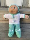 New ListingCabbage Patch Kid Boy 1985 Hm 3 Bald Green Eyes Dimple In BBB Knit Oitfit Cute