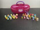 LOT OF 30 SQUINKIES TOYS NICKELODEON SPONGEBOB & MORE INCLUDES THE CASE