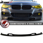 Fits 12-18 BMW F30 3 Series VR Style Front Bumper Lip Unpainted Black Spoiler PU (For: 2015 BMW 328i)