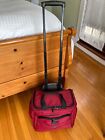 TravelPro FlightPro2 Carry-on 2-Wheel Deluxe Tote Roller Luggage Bag Red 15x10x9