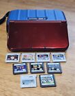 New ListingNintendo 3DS XL Red Gaming System BUNDLE - 9 Games